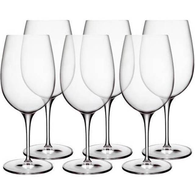Luigi Bormioli Palace rödvinsglas 6-pack 57 cl - Transparent
