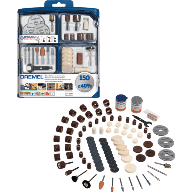 Dremel Dremel 2615S724JA 150 Piece Multipurpose Accessory Set