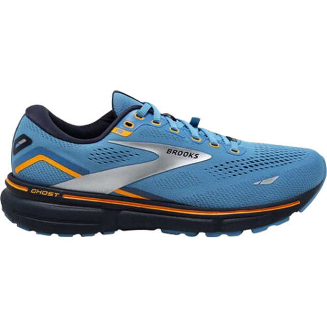Brooks Ghost 15 Gtx herr sneaker Sneaker, Blå peacoat orange, 41 EU