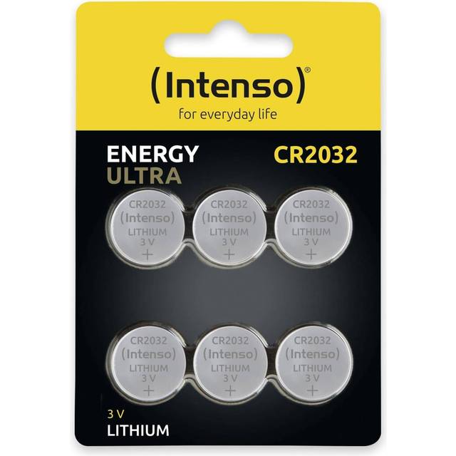 Intenso Knappcell CR 2032 3 V 6 st 220 mAh Litium 7502436