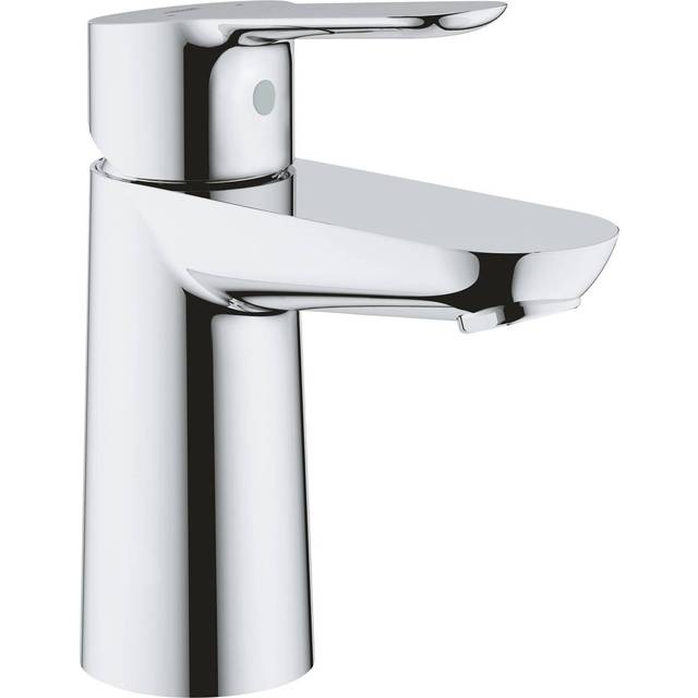 GROHE 23330 BauEdge Monobloc Single Lever Basin Mixer, No Waste, Chrome 23330000