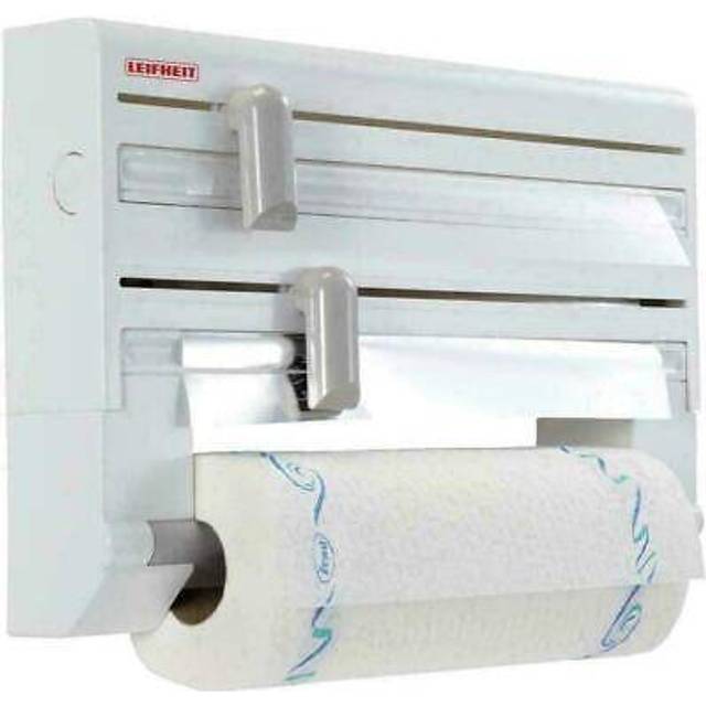 Leifheit Wall-mounted Roll Holder Paper Organiser Dispenser Parat White 25703