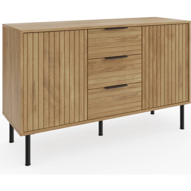 GFW Nervata Sideboard Oak