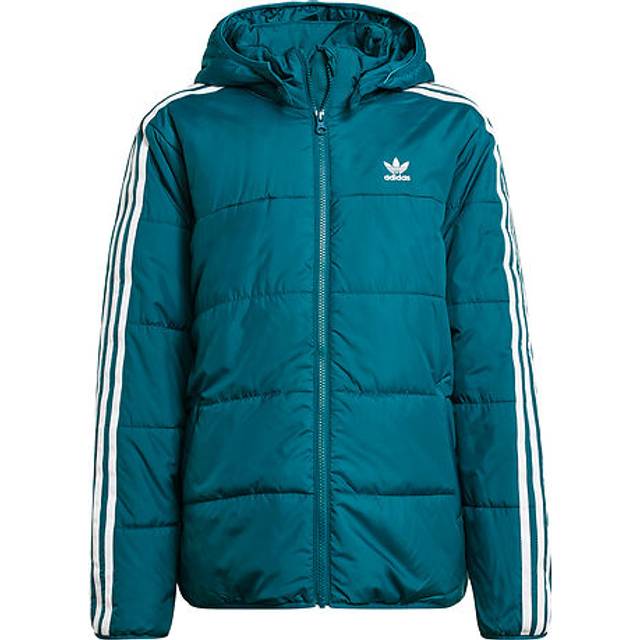 adidas Originals Vadderad jacka - Petroleum m. Vit - adidas Originals - 16 år (176) - Dunjacka