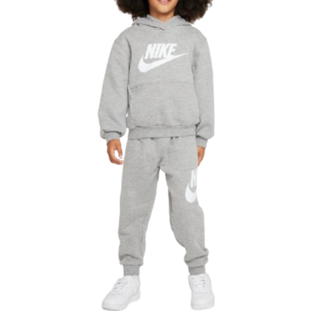 Children's hooded tracksuit Nike Club Fleece - Gris - 6/7 years