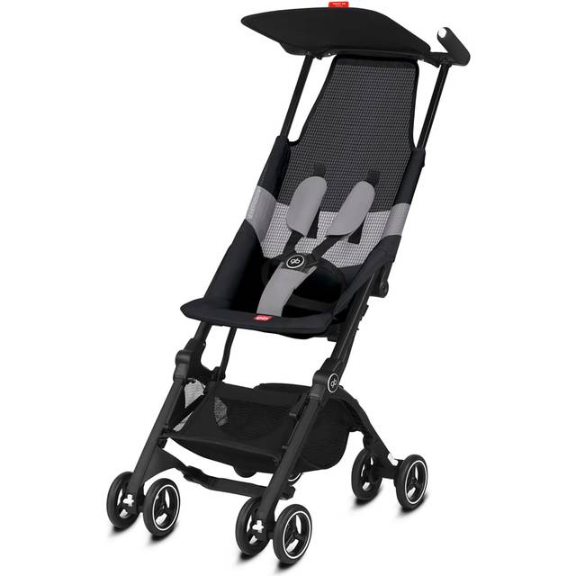 gb Gold Buggy Pockit Air All Terrain, ultrakompakt, Från 6 månader till 17 kg (ca 4 år), Velvet Black