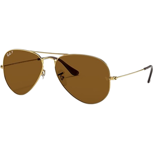Ray-Ban Aviator large RB 3025 001/33, AVIATOR Sunglasses, UNISEX, available with prescription - Gold