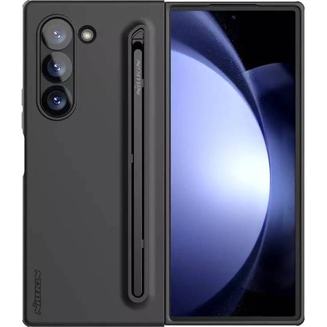 Nillkin for Samsung Galaxy Z Fold 6 Case Flex Pure Fold Case ( S Pen version ) for Samsung Galaxy Z Fold6 Phone Case With Pen Slot Back Cover Samsung Z Fold 6 5G black