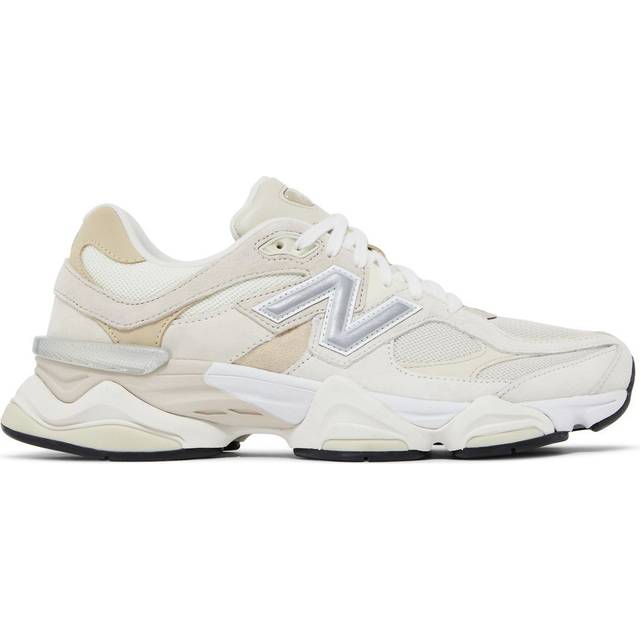 New Balance Unisex 9060 in Beige/White Suede/Mesh, size 8.5