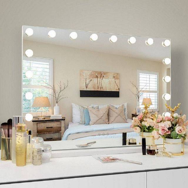 FENCHILIN 30x41cm Hollywood Vanity Mirror with Lights