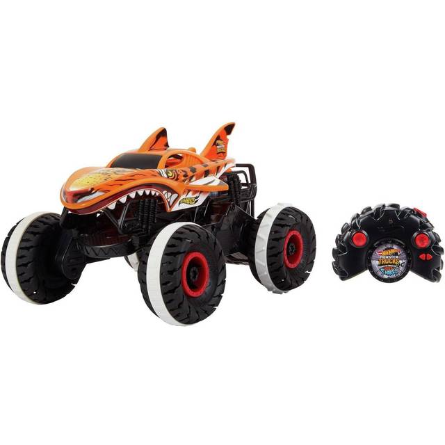 ?Hot Wheels Monster Trucks Unstoppable Tiger Shark All-Terrain Remote-Control Vehicle