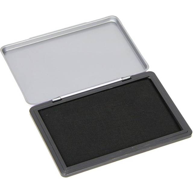 Q-Connect Large Stamp Pad Black Ref KF15440
