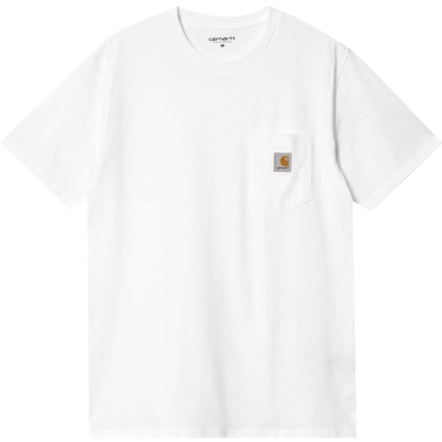Carhartt Work In Progress White Pocket T-shirt - 02XX White - XL
