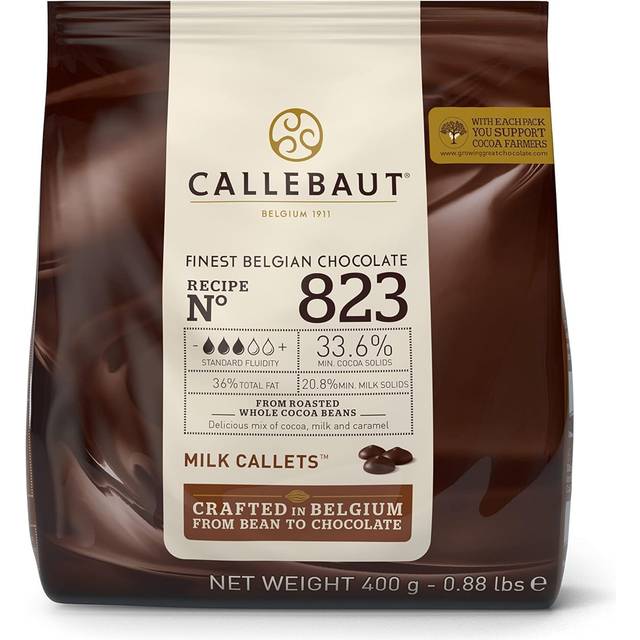 Milk Belgian Couverture Chocolate - 400g Weight: 400g - Brown