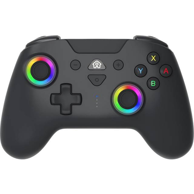 Subsonic Black Nintendo Switch OLED and Lite Bluetooth Wireless LED Controller - 16 x 10.5 x 7.5cm