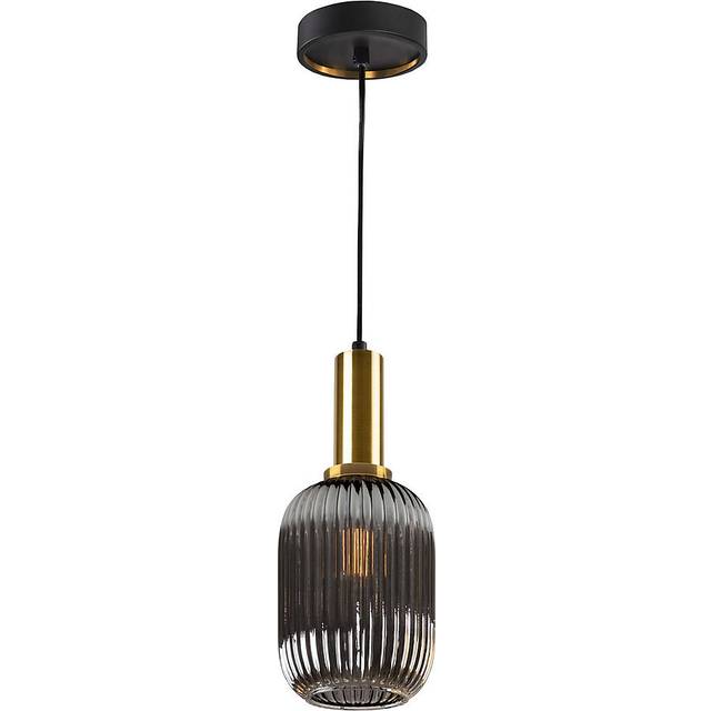 Schuller 225632 Norma Pendant 1 Light Smoke Grey