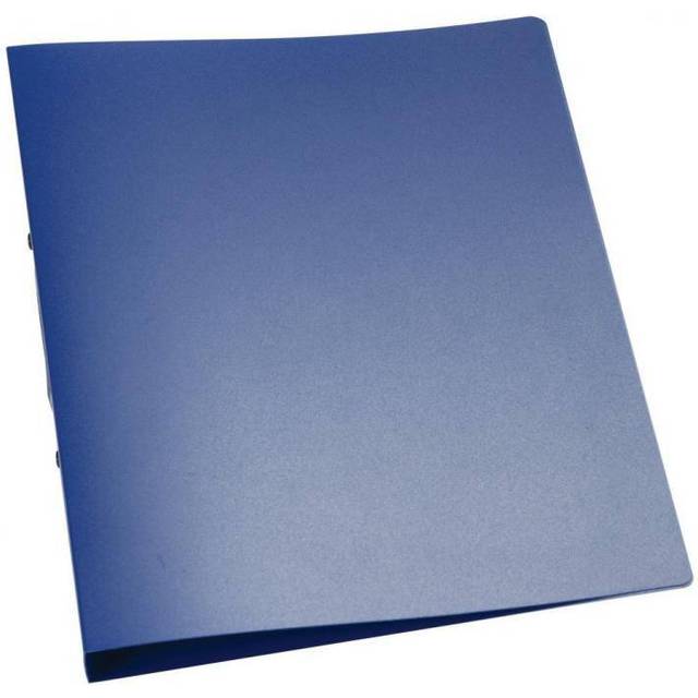 Q-Connect 2 Ring Binder Frosted A4 Blue Ref KF02483