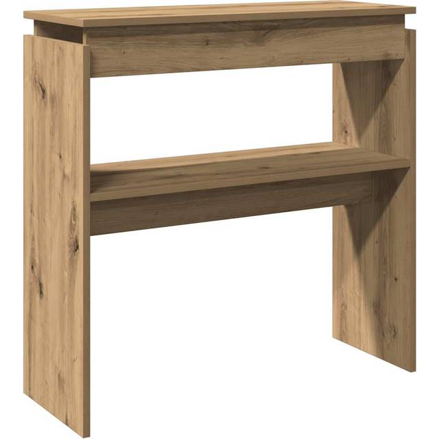 Konsolbord artisan ek 80x30x80 cm konstruerat trä