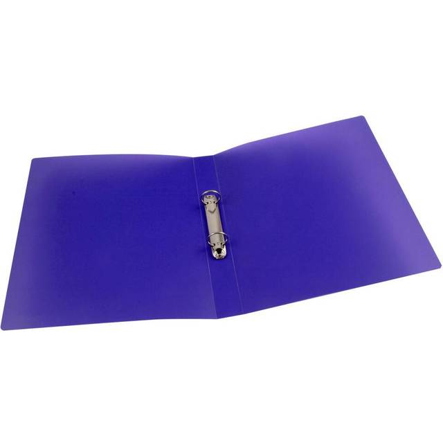 Q-Connect 2 Ring Binder Frosted A4 Clear Pk 1 - KF02487