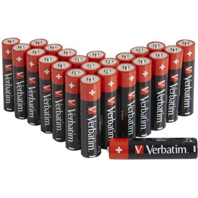 Verbatim AA Alkaline Batteries (24 Pack) 49505
