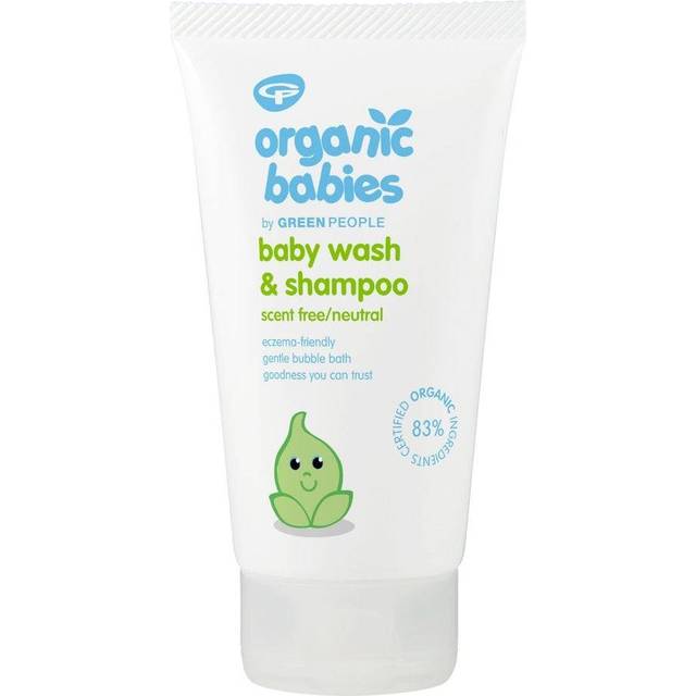 Organic Babies by Green People Scent-Free/Neutral Baby Wash &amp; Sham