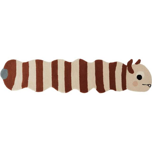 OYOY Leo larv matta 40x180 cm Caramel-offwhite - Beige