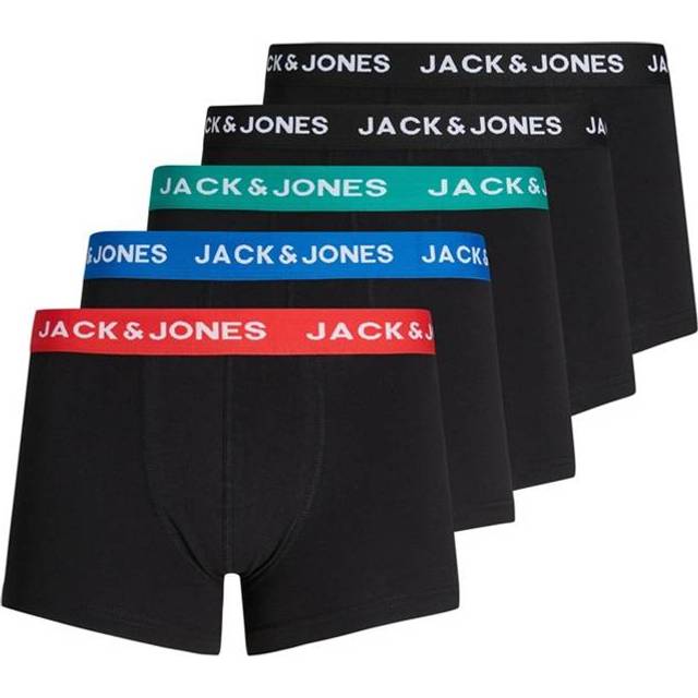 JACK & JONES Jachuey Trunks 5 Pack Noos |Svart |S