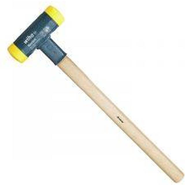 Wiha Soft-Face Dead-Blow Hammer Hickory Handle 436g - Yellow