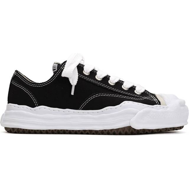 Maison Mihara Yasuhiro Hank Og Sole Low Canvas Sneaker (Black - 42) - Size 42