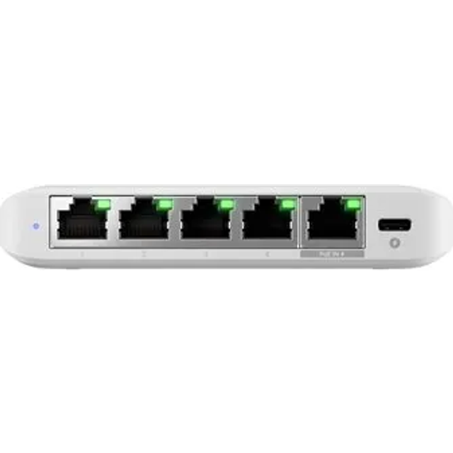 Ubiquiti UniFi Flex Mini 2.5G Managed 2.5G Ethernet (100/1000/2500) Power over Ethernet (PoE) Desktop White
