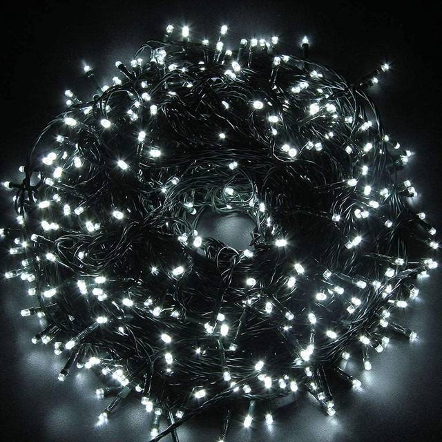 (200) Christmas LED Light Fairy White Xmas Tree Home DÃ©cor