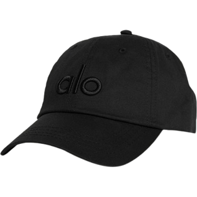 alo Off-Duty Cap ブラック Satin Off-Duty Cap - Black | ALO