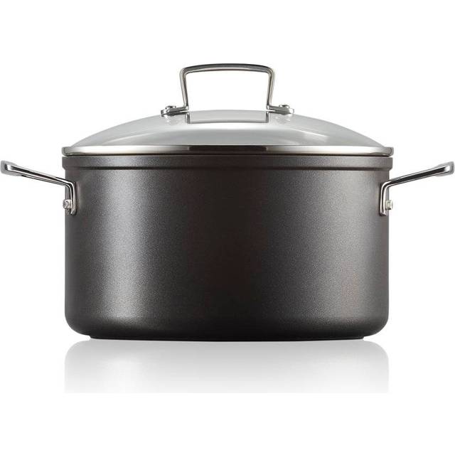 Le Creuset Toughened Non-Stick Deep Casserole 24cm - Black (24cm)