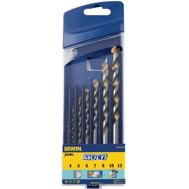 Irwin 7 Piece Multi Purpose Drill Bit Set