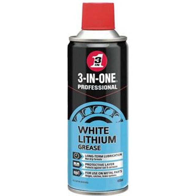 3-in-one 44620/03 White Lithium Spray Grease, 400ML - Colourless