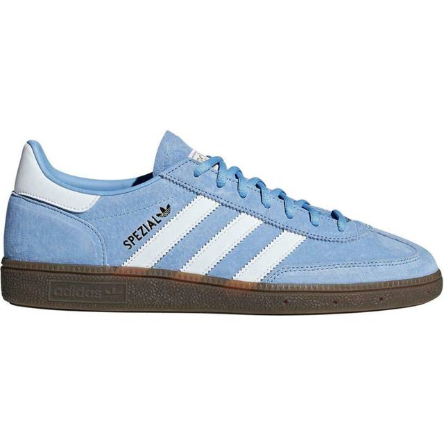 adidas Handball Spezial herr Sneakers, Blå ljusblå Ftwr White Gum5 ljusblå Ftwr White Gum5, 43 1/3 EU