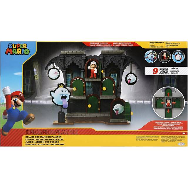 World of Nintendo Super Mario Deluxe Boo Mansion Playset