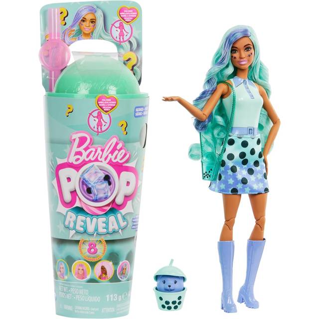 Barbie Pop Reveal Bubble Green Tea Doll