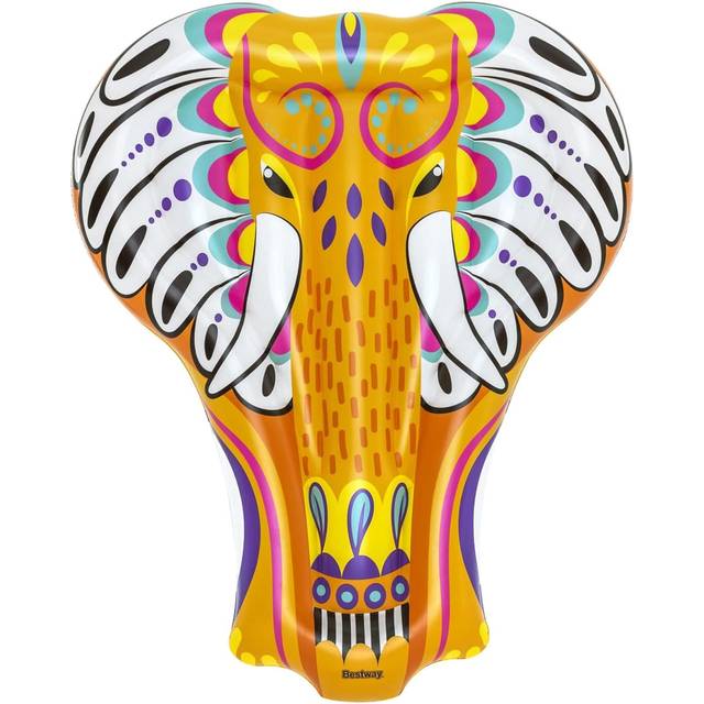 Bestway Luftmadrass - 183x153 cm - Flirty Fiesta Elephant Island - Bestway - One Size - Baddjur