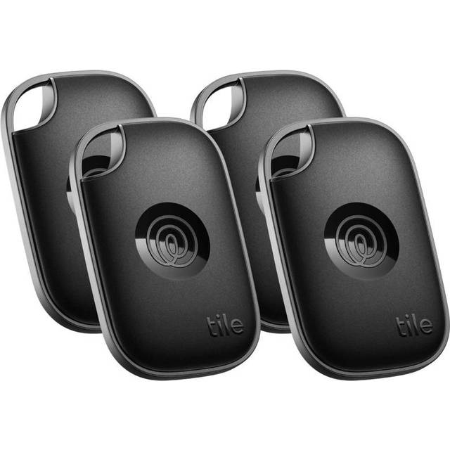 Tile by Life360 Pro (2024) - 4-Pack (Black/White)