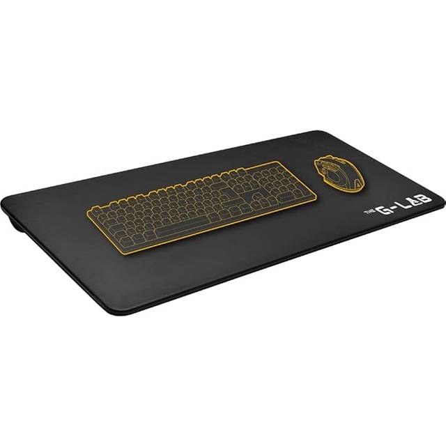THE G-LAB K-Board kadmium laptopställ med XXL-kuddar, perfekt för hemmakontor/spel för säng eller soffa, laptopstativ 13–19 tum, laptopdesk extra stor med handtag