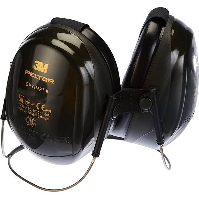 3M PELTOR Optime II öronmuffar, 31 dB, grön, halsband, H520B-408-GQ