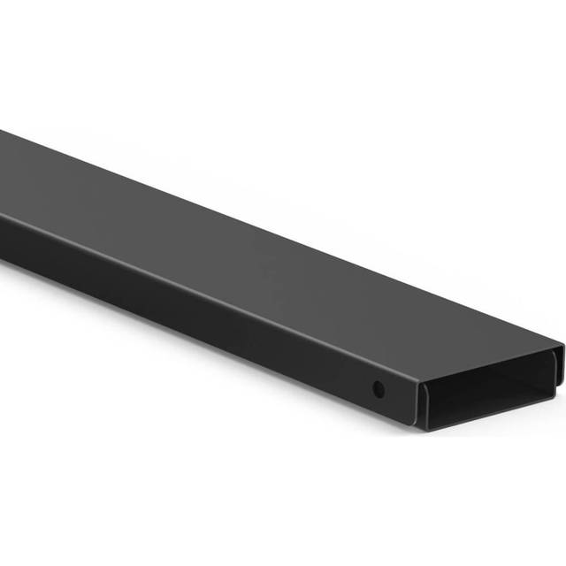 Magnetic cable organizer, 90 cm, for wall mounting, black