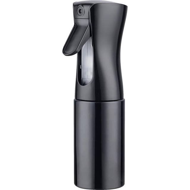 200ml Small Water Spray Bottles, Continuous Mist Empty Hair Spray Bottles for Cleaning, Curly Hair, Plants GE2001B-200B, Black