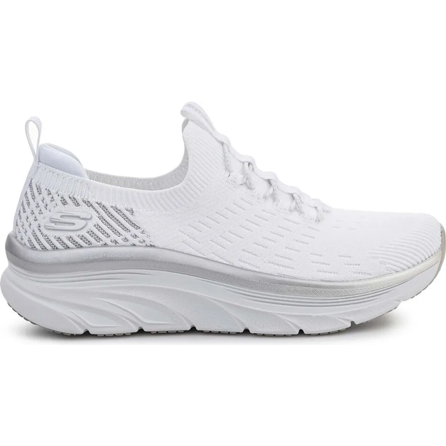 Skechers D'lux Walker Let It Glow dam Sneaker, Vitt, 35.5 EU