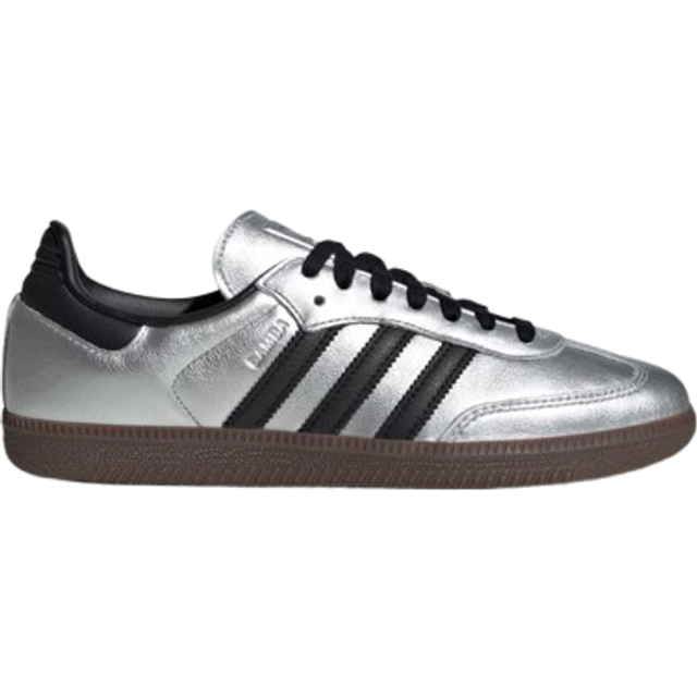 Adidas Samba OG W - Silver Metallic/Core Black/Gum • Price »