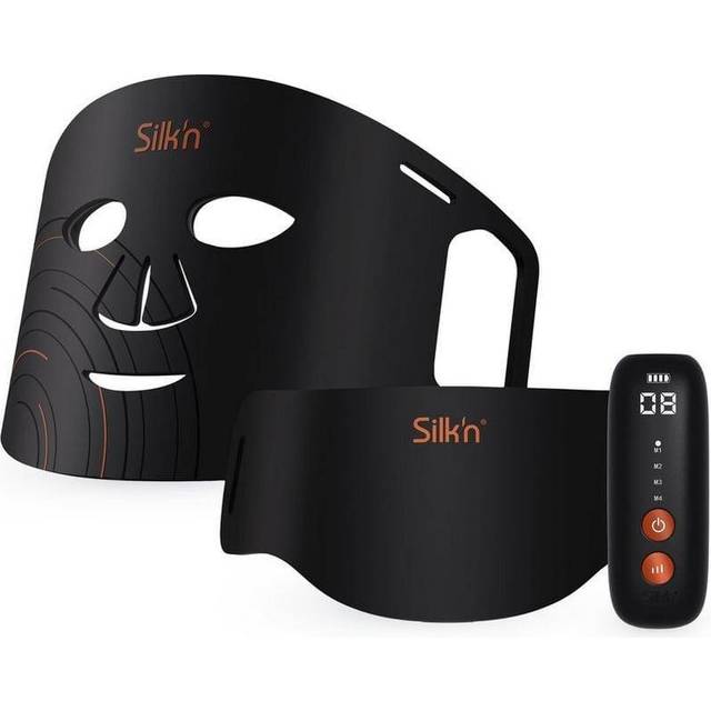 SILK'N Dual LED Neck & Face Rejuvenator Set, Black
