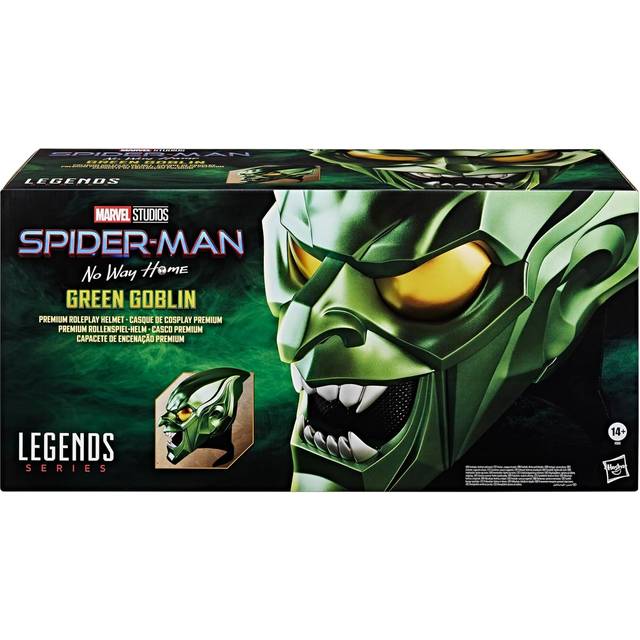 Marvel Legends Series Green Goblin Premium Roleplay Helmet, Spider-Man: No Way Home Adult Roleplay Gear