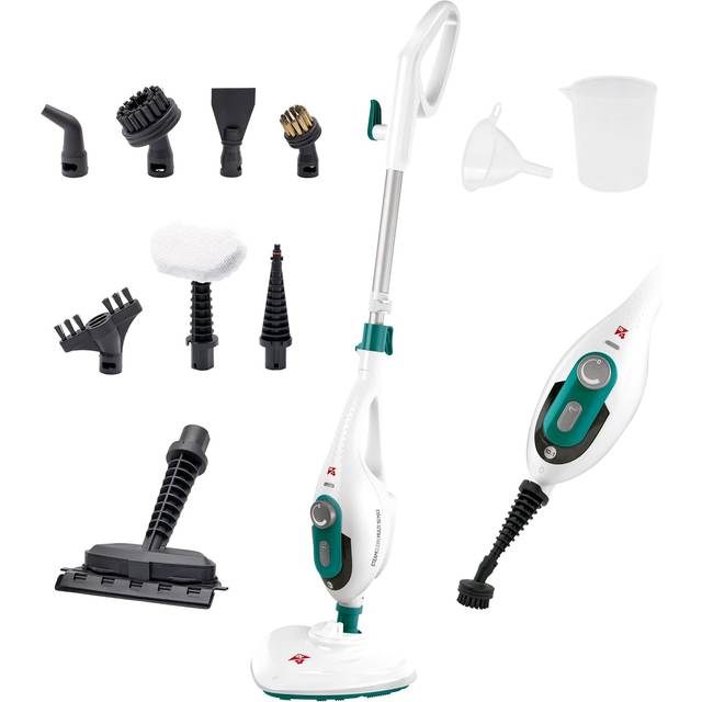 Di4 Ångtvätt Steamclean multifunktion 10 i 1, 1 500 W, rengöringshandenhet och ångmopp, munstycken och mikrofiberöverdrag, för alla golv, perfekt för matta, ECO-rengöring, Amazon exklusiv