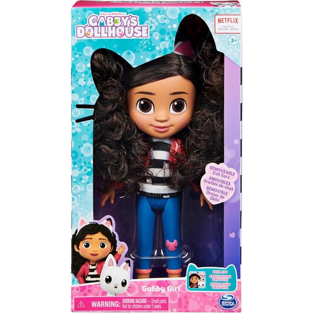Gabbys Dollhouse  8-inch Gabby Girl Doll  Kids Toys for Ages 3 and up  Multicolor